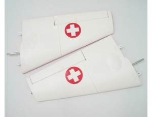 Freewing DH-112 Venom V2 Swiss Red Main Wing Set